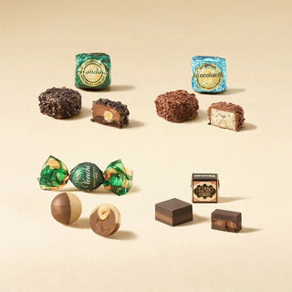 Cioccolato Venchi - Cappelliera in Latta Tonda Nature con Cioccolatini Assortiti Senza Glutine - 400g