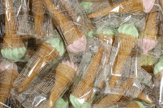 Cialda Cono Gelato Meringa ai colori Assortiti 60pz - 10g cad.