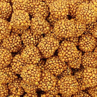 Caramelle Gommose More Oro Gold Glow Crunchy Asteroids con Mompariglia Gusto Frutta Senza Glutine - 1kg