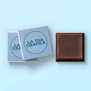 Cioccolatini personalizzati 3x3 cm (MINIMO 30PZ)