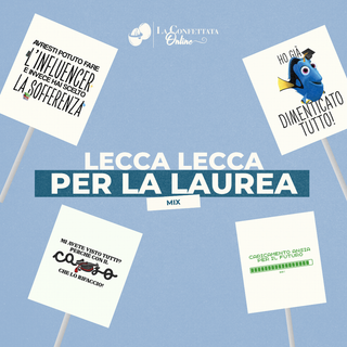 Mix Lecca Lecca Meme Sticker Per la tua Laurea Assortito! 6,5g 7x6 (MINIMO 30PZ)