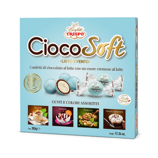 Crispo - CiocoSoft Lieto Evento Mix Color Celeste - 350g