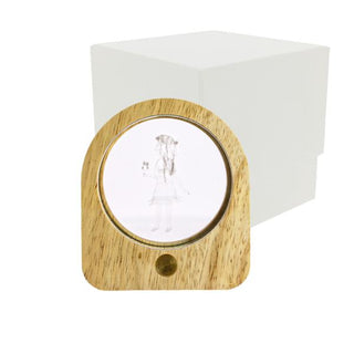 Luce Led Notturna Ovale a Led con Fatina 3D