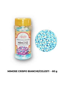 Crispo Mimose di Zucchero Celesti e Bianche 60gr