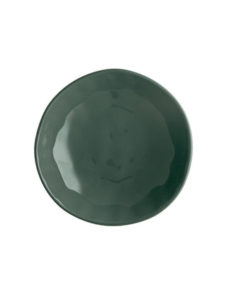 BRANDANI - Set da 6 Sinfonia Piatto Fondo - 20,5cm - Verde Petrolio Gres Porcellanato