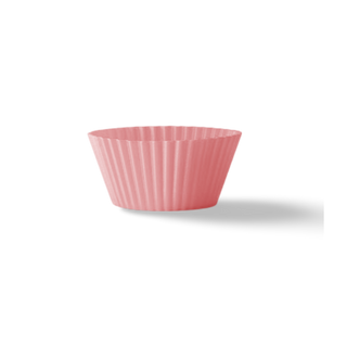 Powder pink baking cups for confetti 10 pcs