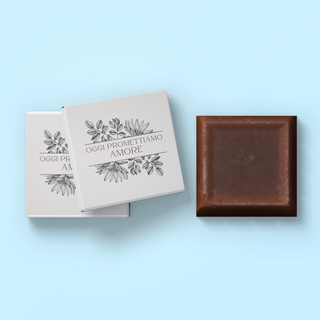 Cioccolatini di cortesia per il tuo evento! 3x3 cm (MINIMO 30PZ)