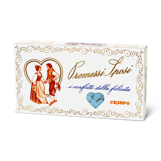 Confetti Crispo - Mandorla Classica Promessi Sposi Celeste 280pz - 1Kg
