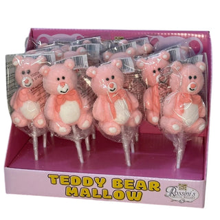 Marshmallow Orsetto Con Fiocco al gusto Fragola - 35g (SCEGLI IL COLORE)