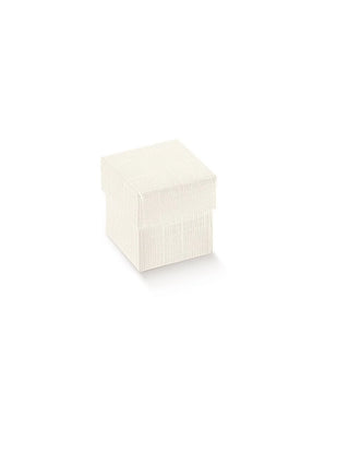 Scotton scatolina quadrata seta bianca 5x5x5 10pz