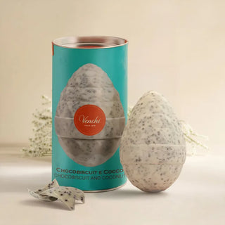 Venchi - Uovo in Latta Cocco e Chocobiscuit - 150g