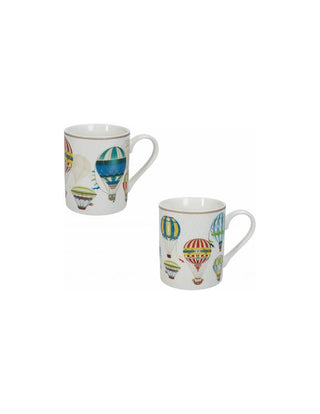 Brandani - Set 2 Tazze Mug Mongolfiere