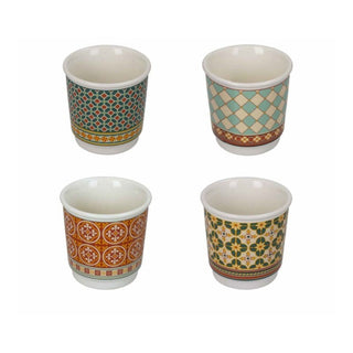 Brandani - Set 5 Bicchierini Le Cementine New Bone China