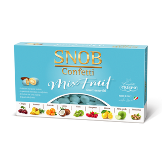 Confetti Crispo Snob - Ciocomandorla Mix Fruit ai Gusti Assortiti Celeste - 1kg