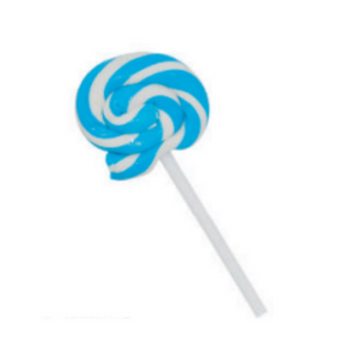 White Blue Lollipop 30g