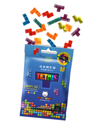 Tetris Gamer Powerup Gummy Candies 50gr