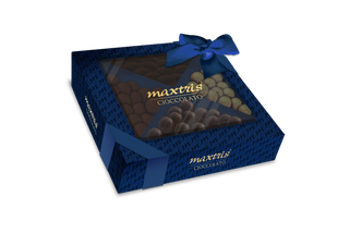 Maxtris Blue Tasting Box 400gr with Ribbon