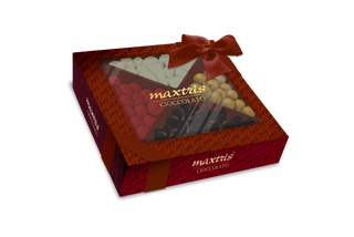 Maxtris Red Tasting Box 400gr with Ribbon