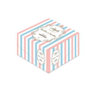 Maxtris Cadeaux Twist Gender Reveal Pink 500gr