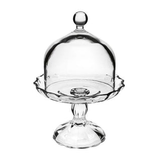 Large glass cake stand
