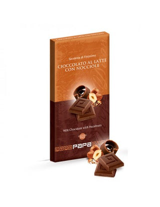 Papa Tavoletta di Cioccolato al Latte con Nocciole 100gr