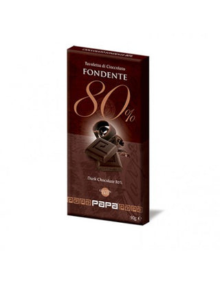 Papa Tavoletta di Cioccolato Fondente 80% 90gr
