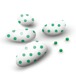 Papa Confetti Green Polka Dots 500g 