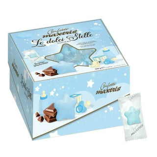 Maxtris Le Dolci Stelle Azzurro 500g Wrapped 