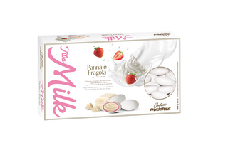 Maxtris Two Milk White Cream and Strawberry flavor 1kg