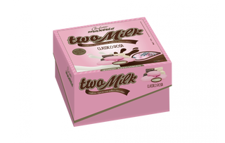 Maxtris Tray Two Milk Classic Pink 500gr wrapped